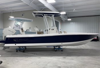 2024 Robalo 246 Cayman Biscayne Blue/White Boat